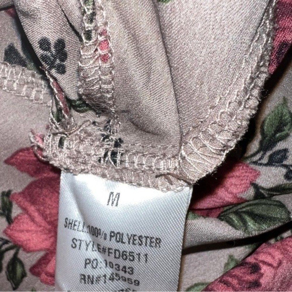 Dress Forum Floral Print Satin Midi Dress - Picture 7 of 7